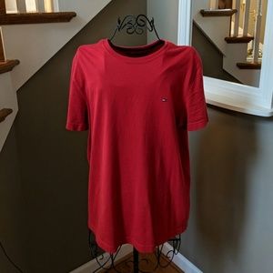 Plain crew neck regular fit tee